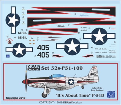 1:32 N.A. P-51D Mustang "It's About Time"
