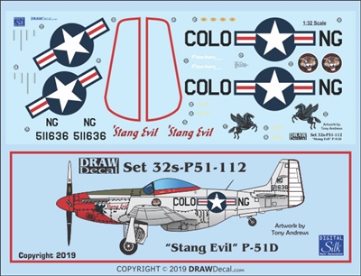 1:32 N.A. P-51D Mustang "Stang Evil"