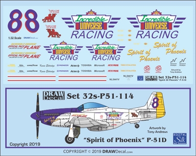 1:32 N.A. P-51D Mustang "Spirit of Phoenix"