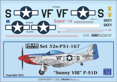 1:32 N.A. P-51D Mustang "Sunny VIII"