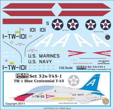 1:32 US Navy TW-1 Centennial T-45C Goshawk