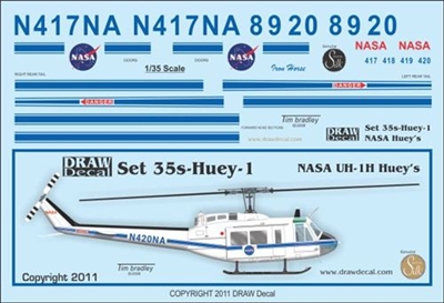 1:35 NASA UH-1D Huey