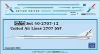 1:400 United Airlines Boeing 2707 SST