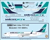1:400 WestJet Boeing 737-800