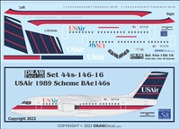 1:144 US Air (1989 cs) BAe 146-200