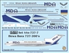1:144 Hewa Bora Boeing 727-200
