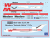 1:144 Western Airlines Boeing 727-200