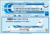 1:144 Aerolineas Argentinas Boeing 737-200
