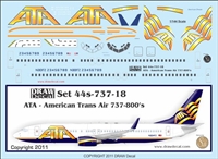 1:144 American Trans Air Boeing 737-800