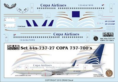 1:144 COPA Panama Boeing 737-700
