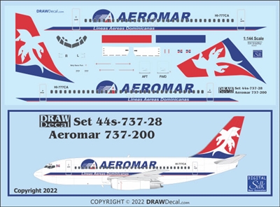 1:144 Aeromar Boeing 737-200