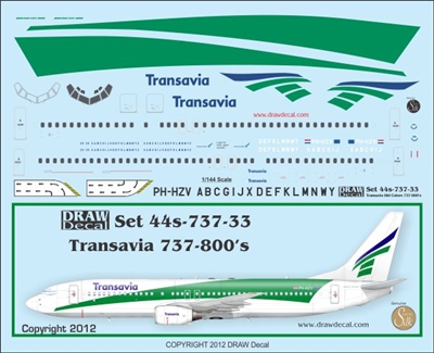 1:144 Transavia Boeing 737-800
