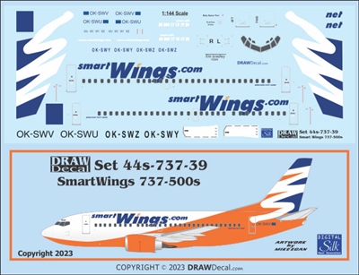 1:144 Smart Wings Boeing 737-500