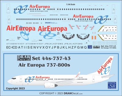 1:144 Air Europa Boeing 737-800