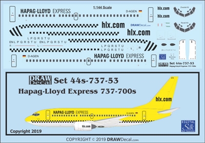 1:144 Hapag Lloyd Express Boeing 737-700