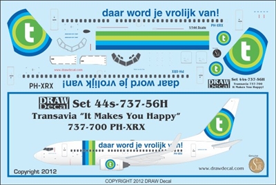 1:144 Transavia Holland 'It Makes you Happy' Boeing 737-700