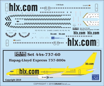 1:144 Hapag Lloyd Express Boeing 737-800