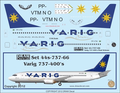 1:144 Varig Boeing 737-400