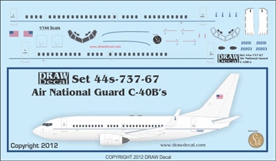 1:144 USAF Boeing C.40C (737-700)