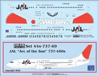 1:144 JAL Express Boeing 737-400