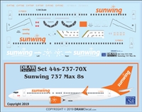 1:144 Sunwings Boeing 737-MAX8