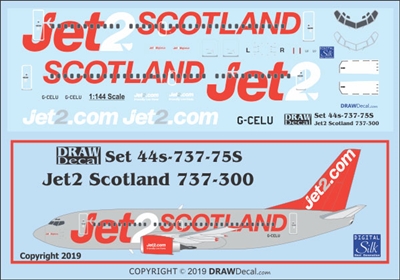 1:144 Jet2 Scotland Boeing 737-300