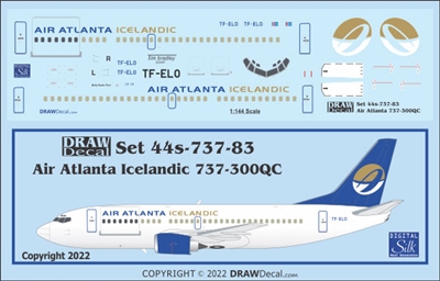 1:144 Air Atlanta Icelandic Boeing 737-300QC