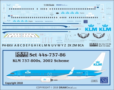 1:144 KLM Boeing 737-800