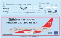 1:144 PrivatAir Boeing 737-200