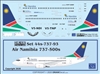 1:144 Air Namibia Boeing 737-500