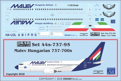 1:144 Malev Boeing 737-700