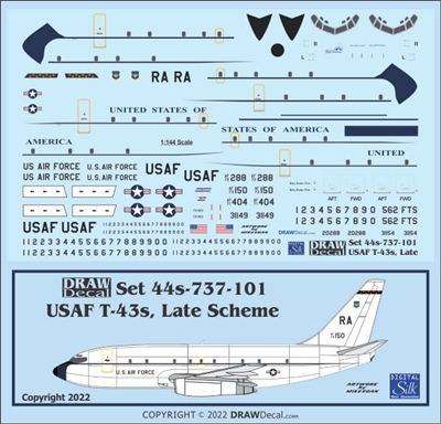 1:144 USAF (final cs) Boeing T.43A (737-200)