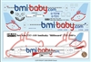 1:144 bmi baby 'Billboard' cs Boeing 737-300
