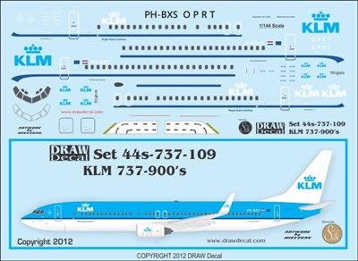 1:144 KLM Boeing 737-900(W)