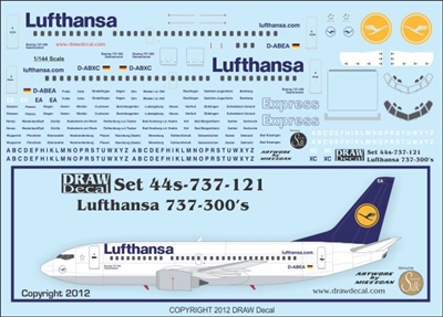1:144 Lufthansa Boeing 737-300