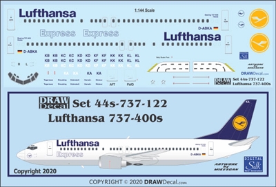 1:144 Lufthansa Boeing 737-400
