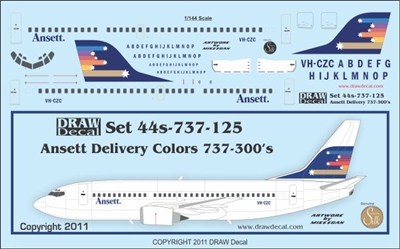 1:144 Ansett (delivery cs) Boeing 737-300