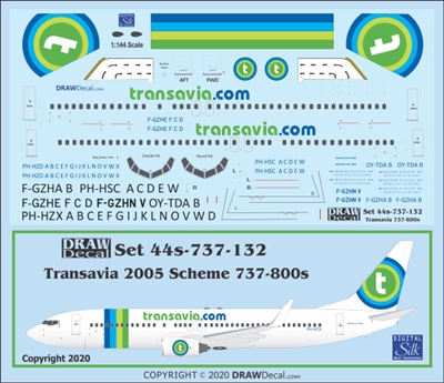 1:144 Transavia Boeing 737-800