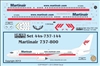 1:144 Martinair Holland Boeing 737-800
