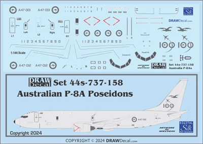 1:144 Royal Australian Air Force Boeing P-8A Poseidon
