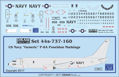 1:144 U.S. Navy Boeing P-8A Poseidon (generic)