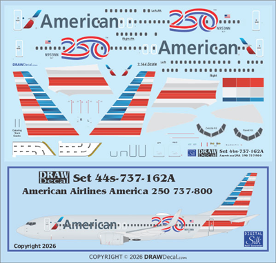 1:144 American Airlines '250' Boeing 737-800