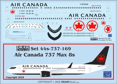 1:144 Air Canada (2017 cs)  Boeing 737-MAX8