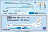 1:144 Bahamasair Boeing 737-500