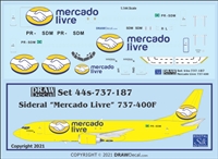 1:144 Sideral Air Cargo 'Mercado Livre' Boeing 737-400F