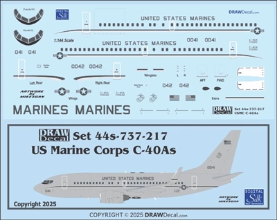 1:144 US Marine Corps Boeing C-40A (737-700)