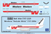 1:144 Western Airlines Boeing 737-200
