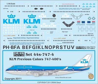 1:144 KLM Boeing 747-400