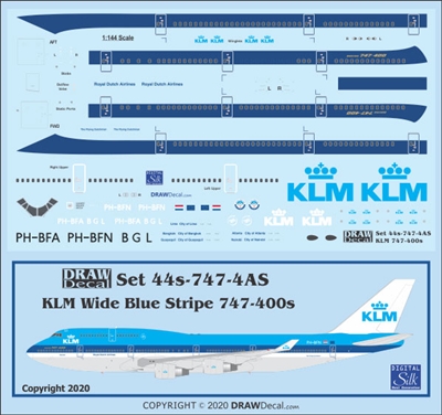 1:144 KLM Boeing 747-400