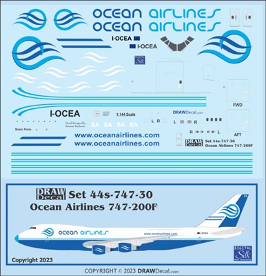 1:144 Ocean Airlines Boeing 747-200F
